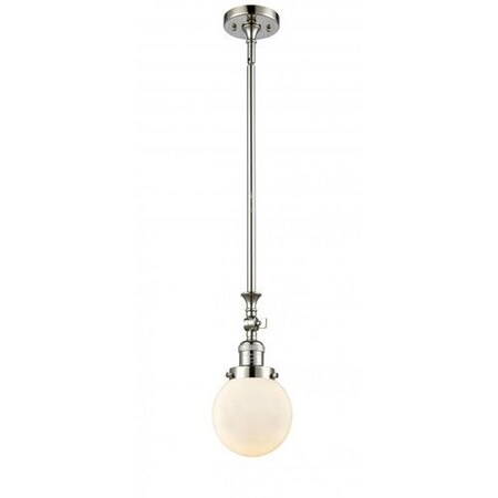 Innovations Lighting 1 Light Beacon 6 Inch Mini Pendant, 696172 206-PN-G201-6